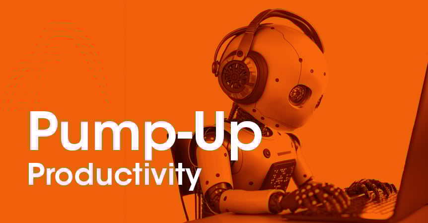 Featured image for “Marketing Professionals Pump-Up Productivity with AI Assistants”